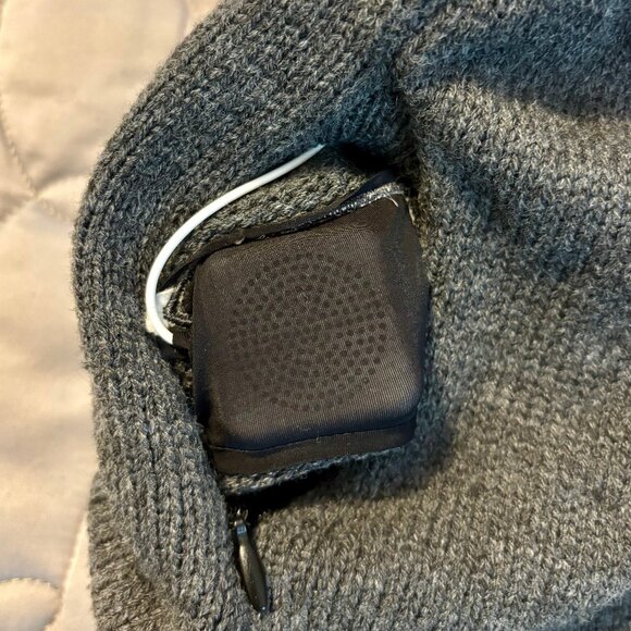 RotiBox Bluetooth Beanie Wireless Headphone Music Gray Knit Hat Unisex One Size - Picture 10 of 12